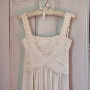 GORGEOUS soft pleated BCBGmaxazria gown dress S
